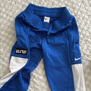 Nike Blue and White Elite Joggers
